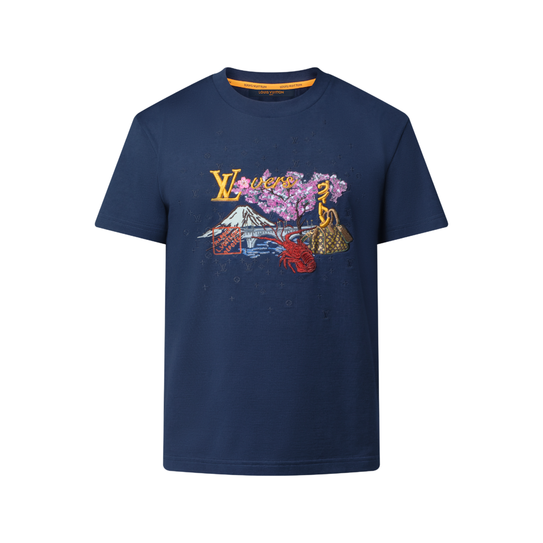 Louis Vuitton チェッカーパターン Tシャツ XL Louis Vuitton チェッカーパターン Tシャツ XL